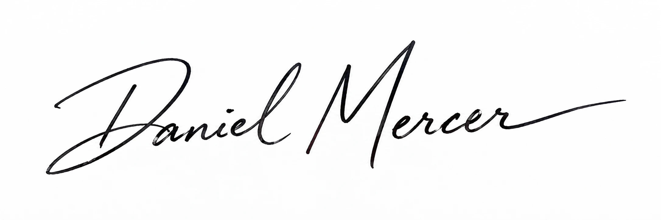 Daniel Mercer’s signature