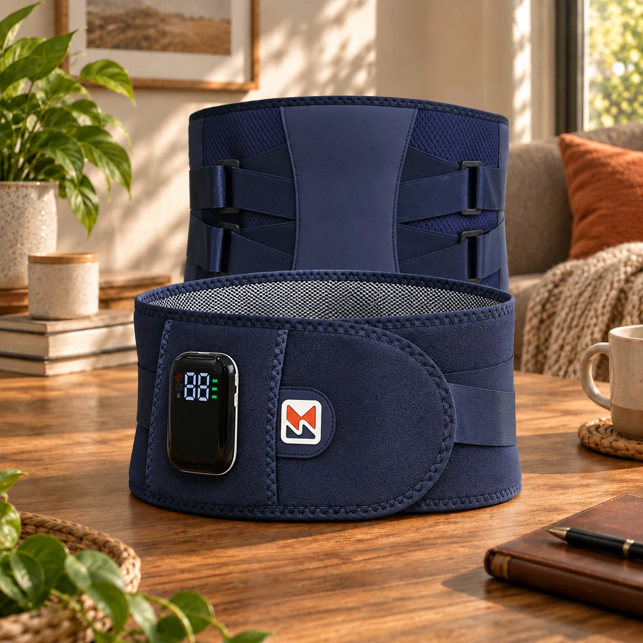 Updated navy Physio Relief lumbar support belt